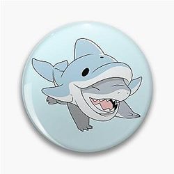 Jeff the Land Shark Dolphin Pin
