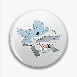 Marvel Rivals - Jeff the Shark Dolphin Costume Pin