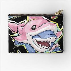 Marvel Rivals PVP Jeff The Land Shark Dolphin Zipper Pouch