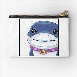Jeff the Land Shark Marvel Cute Gamer Tee Zipper Pouch