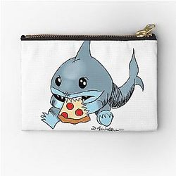 Jeff the Land Shark Zipper Pouch