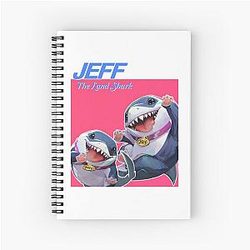 Rivals Jeff The Land Shark Spiral Notebook