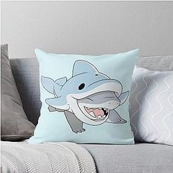Jeff the Shark Throw Pillow