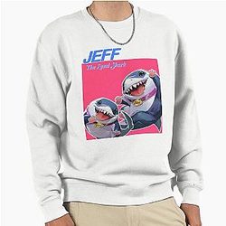 Rivals Jeff Land Shark Retro Design Pullover Sweatshirt