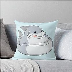 Jeff the Shark Throw Pillow