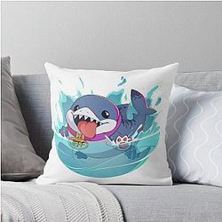 Marvel Rivals Jeff the Land Shark Throw Pillow