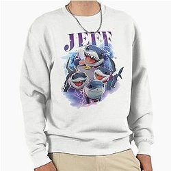Jeff The Land Shark Pullover Sweatshirt