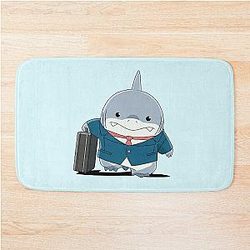 Jeff Land Shark Business Bath Mat