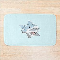 Jeff Land Shark Dolphin Bath Mat