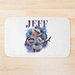 Jeff The Land Shark Bath Mat