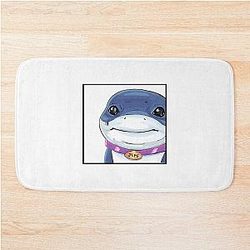 Jeff the Shark Marvel Rivals Cute Gamer Tee Bath Mat