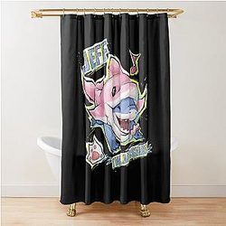 Marvel Rivals PVP Jeff the Land Shark, Dolphin Skin Shower Curtain