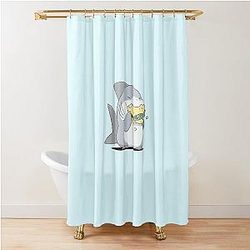 Jeff the Shark Taco Shower Curtain