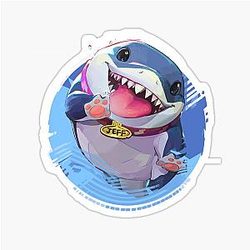 Jeff Land Shark Rivals Sticker