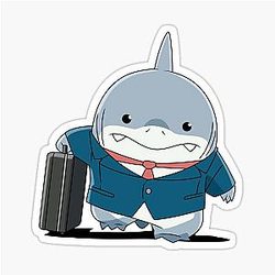 Jeff Land Shark Business Sticker
