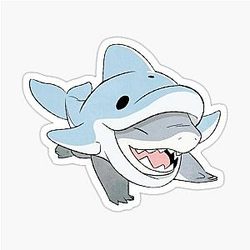 Marvel Rivals - Jeff the Land Shark Dolphin Costume Sticker