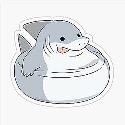 Jeff the Land Shark Sticker