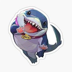 Marvel Rivals - Jeff the Land Shark Sticker