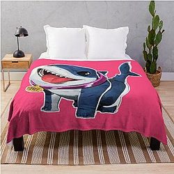 Rivals Jeff The Shark Throw Blanket