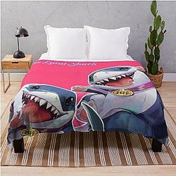 Rivals Jeff The Land Shark Throw Blanket
