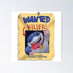 Jeff the Land Shark WANTED Poster