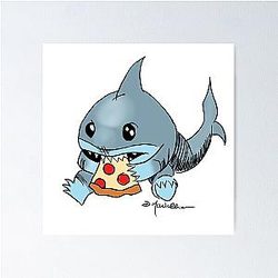 Jeff the Land Shark Poster