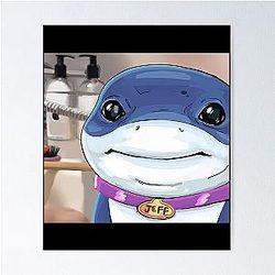 Jeff The Land Shark Poster