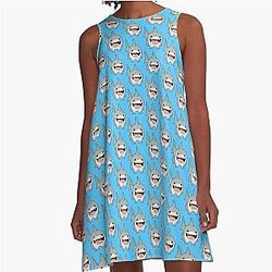 Jeff The Shark Comic A-Line Dress