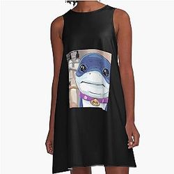 Jeff Land Shark A-Line Dress