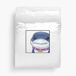 Jeff the Land Shark Marvel Rivals Cute Gamer Tee Duvet