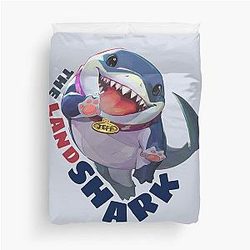 Jeff the Land Shark Marvel Rivals Duvet Cover