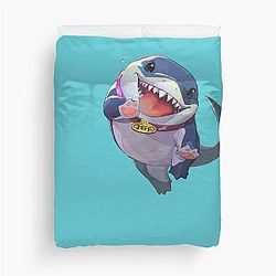 Marvel Rivals - Default - Jeff the Shark Duvet Cover