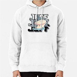 Jeff the Land Shark - Cute Shark wears pink Hoodie