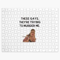 White Lotus Jennifer Coolidge Funny Puzzle