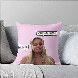 Jennifer Coolidge from A Cinderella Story Throw Pillow