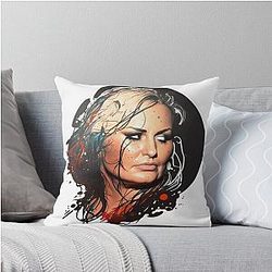Beautiful Jennifer Coolidge Throw Pillow
