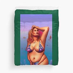 Jennifer Coolidge Bikini Duvet Cover
