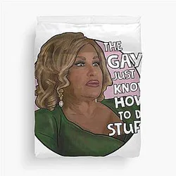 Jennifer Coolidge. The actress. Duvet Cover