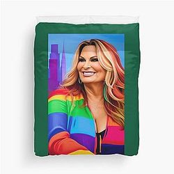 Jennifer Coolidge Pride Duvet Cover