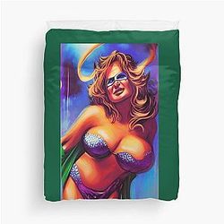 Jennifer Coolidge Mermaid Duvet Cover