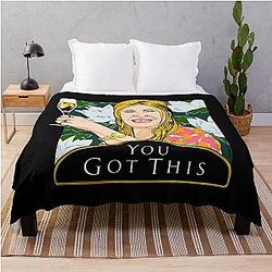 White Lotus Jennifer Coolidge Tanya McQuoid Throw Blanket