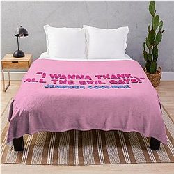Jennifer Coolidge Emmy Speech The evil gays Throw Blanket