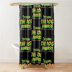 Taking the dog Jennifer Coolidge Legally Blonde Shower Curtain