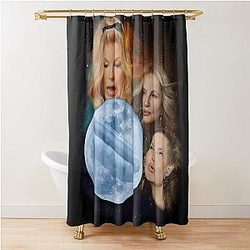 Jennifer Coolidge and The Three Wolf Moon Shower Curtain