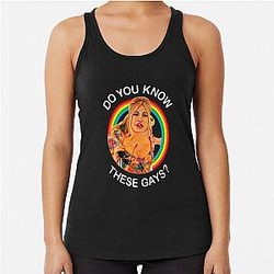 Jennifer Coolidge quote - Do you know this Racerback Tank Top