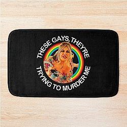 Jennifer Coolidge Quote - Gays Trying to Murder Me Bath Mat