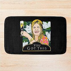 White Lotus Jennifer Coolidge Tanya McQuoid Bathroom Mat