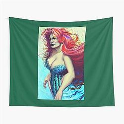 Jennifer Coolidge Mermaid Tapestry
