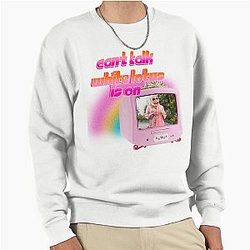 White Jennifer Coolidge eigth-fit Pullover Sweatshirt
