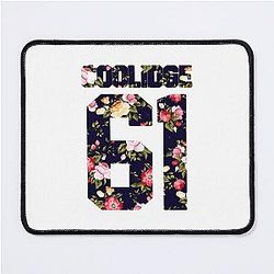 Jennifer Coolidge Floral Jersey Mouse Pad